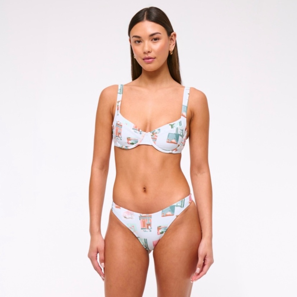 wide strap underwire cheeky bikini - Picture 8 of 12